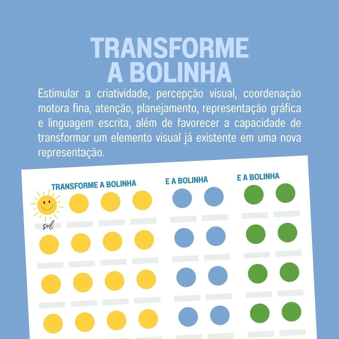 TRANSFORME AS BOLINHAS