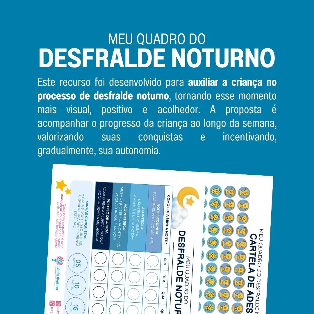 MEU QUADRO DO DESFRALDE NOTURNO